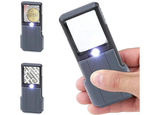 Lupa de bolsillo Carson 3X para lectura y trabajos detallados