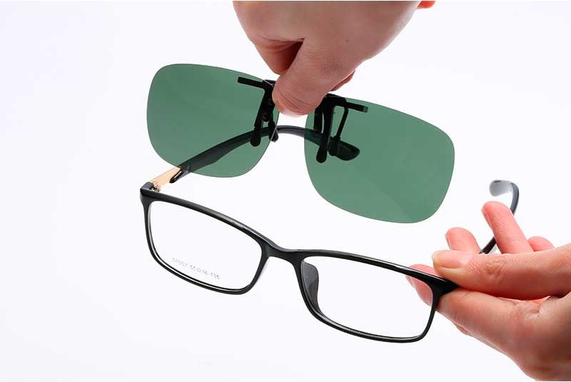 Clip On polarizado, reduce el brillo y mejora la visión.