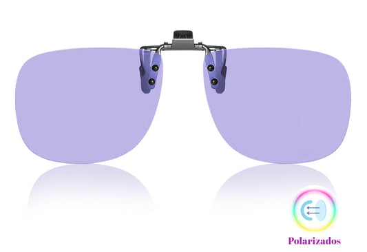 Clip On polarizado para aliviar migrañas, reduce la fatiga visual y protege de la luz intensa en Madrid.