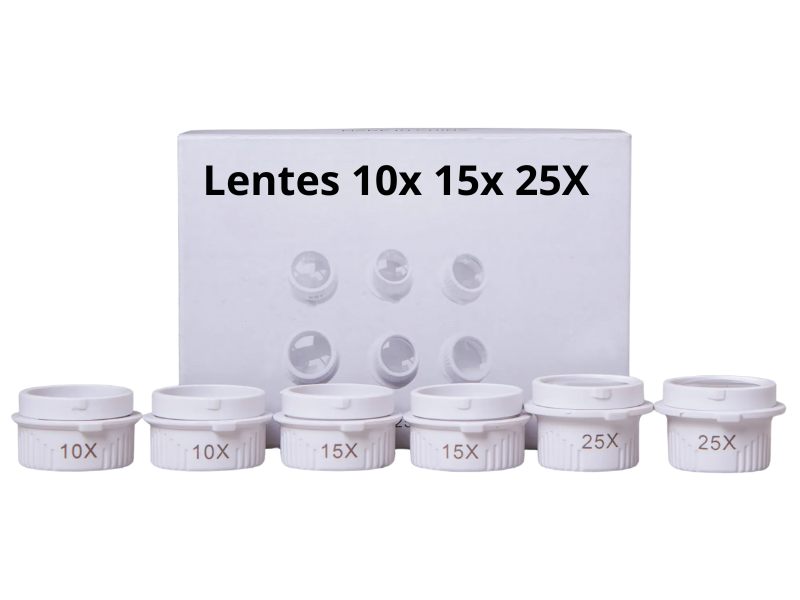 Lupa 10X 15X 25X para Profesionales