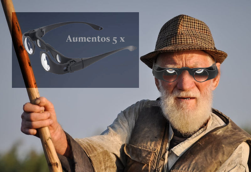 Gafas telescopios 5x cómodas y ligeras para uso diario en Madrid