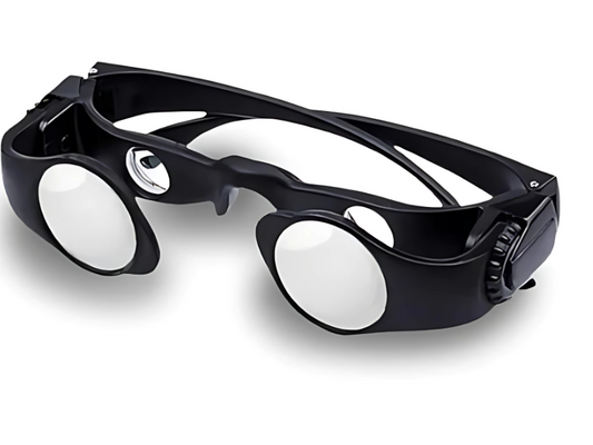 Gafas telescopios con aumento 5x, diseño ergonómico, disponibles en Madrid