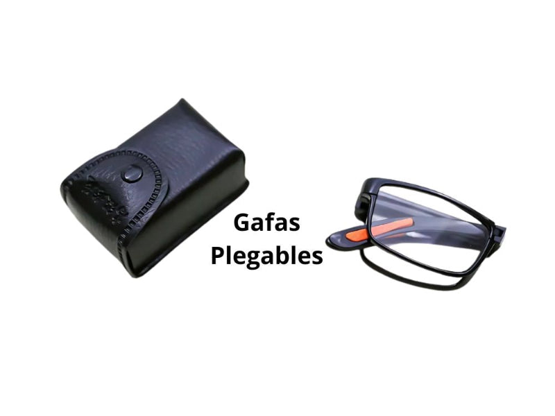 Gafas plegables en Madrid, diseño compacto y cómodo para llevar a todas partes.