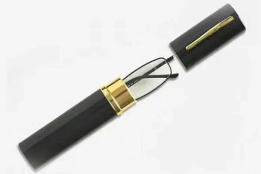 Gafas de lectura tipo bolígrafo en Madrid, diseño compacto y fácil de llevar.