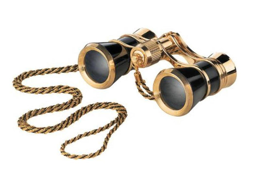 Gemelos negros Eschenbach para teatro, elegancia y comodidad en Madrid