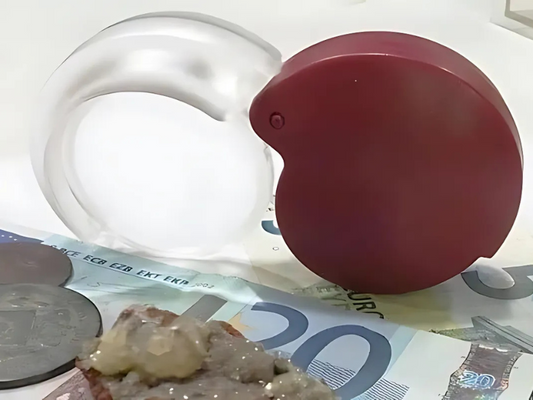 Lupa de mano ergonómica con capacidad de aumento múltiple (10X, 4X, 7X)
