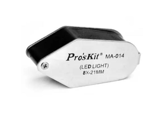 Lupa 8X con luz LED ideal para detalles en Madrid