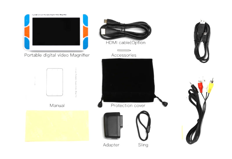 Lupa de video portátil Carina 5.0 HD ideal para baja visión en Madrid