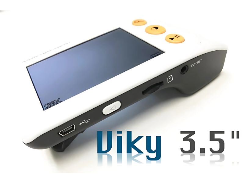 Lupa video digital VIKY de 3.5 pulgadas, compacta y ligera, disponible en Madrid