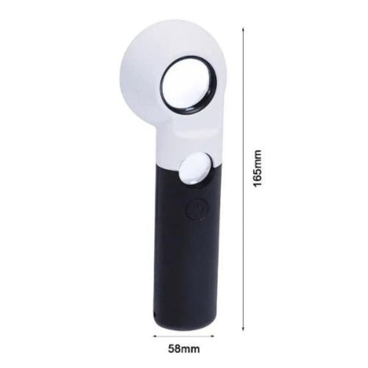 Lupa de mano con luz LED y aumentos 16X y 30X ideal en Madrid