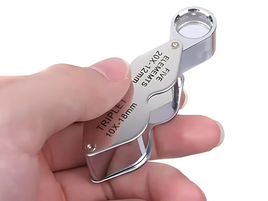 Lupa doble triplet 10/20X ideal para detalles finos en Madrid