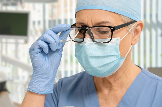 lupas de clip tamaño grande para gafas en madrid con aumento para precisión