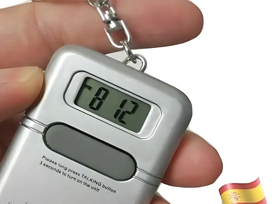 Reloj llavero con voz femenina español