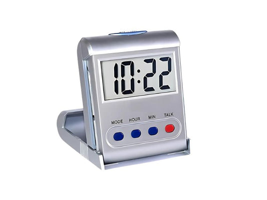 Reloj despertador parlante en español, ideal para Madrid