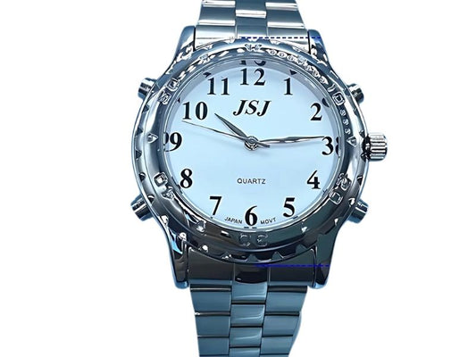 Reloj parlante en español para ciegos, fácil de usar en Madrid