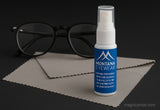 Limpiador en spray para gafas y lentes, elimina grasa y polvo en Madrid.