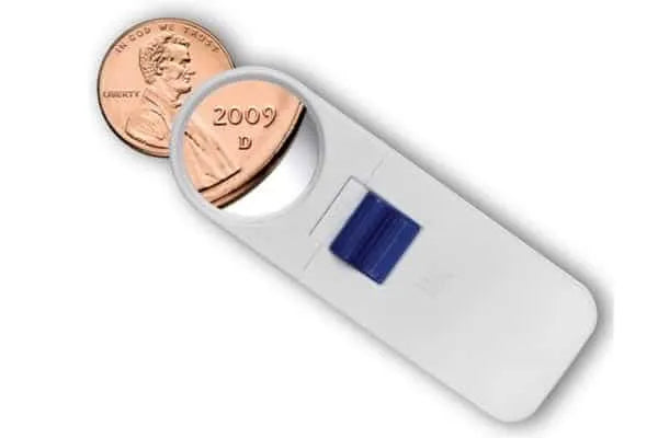 Lupa iluminada con LED y aumento 10X