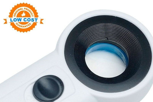 Lente de aumento de calidad con iluminación LED de22X