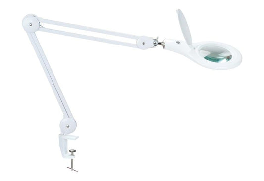 Lupa Flexo Articulada con Luz LED 56 SMD