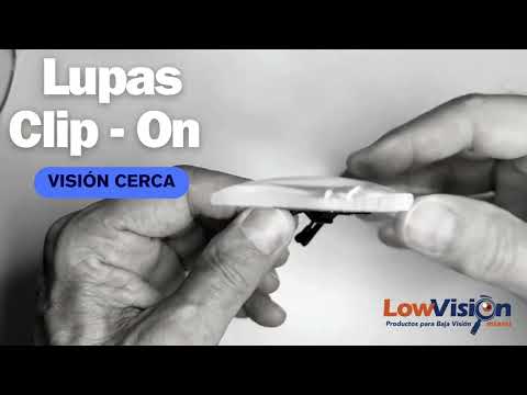 Lupa abatible clip-on para gafas de aumento