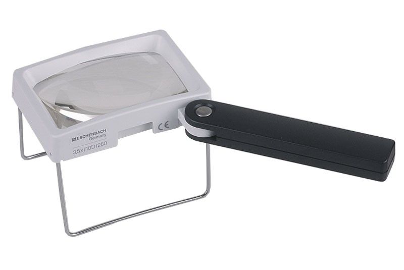 Eschenbach 3.5X Rectangular Magnifier with Stand