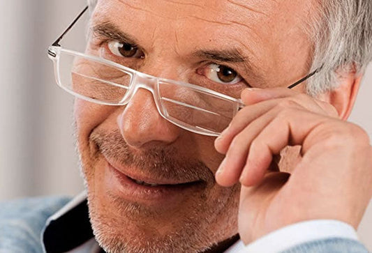 Gafa bifocal Eschenbach, diseñada para alta graduación y comodidad visual.