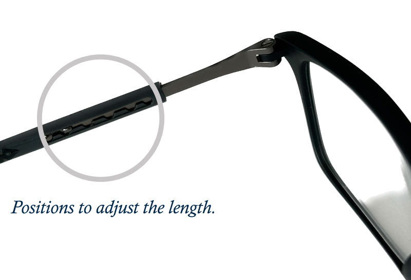 gafas de lectura magneticas con banda flexible y ajustables en la pata