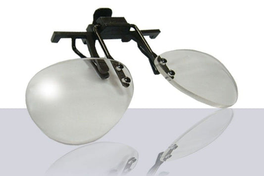 Lupa de pinza magnética para gafas