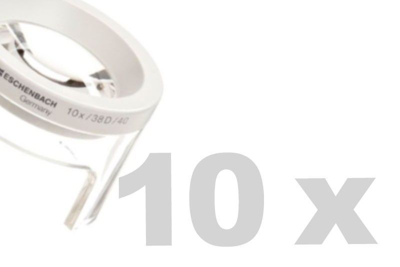 Lupa 10X Eschenbach Base de alta calidad para detalles en Madrid