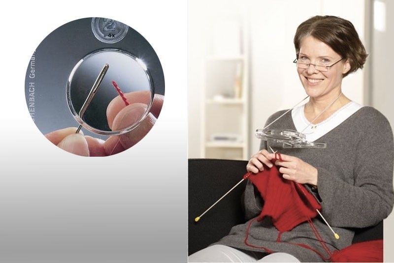 Lupa Maxi-Plus de Eschenbach, ideal para costura precisa en Madrid