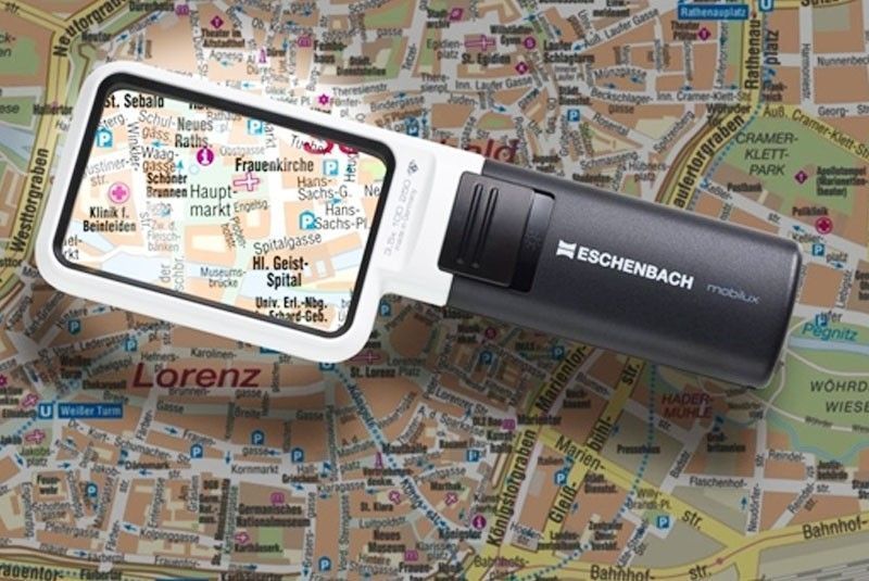 Lupa de mano Mobilux 3.5X con iluminación LED Madrid