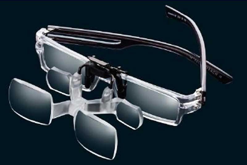 gafas lupa clip maxdetail eschenbach para vision de cerca
