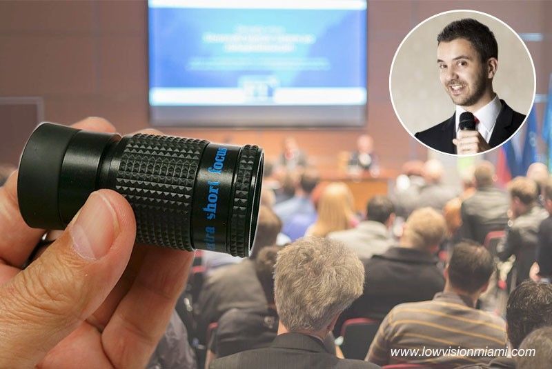 Telescopio de bolsillo para visión reducida Madrid