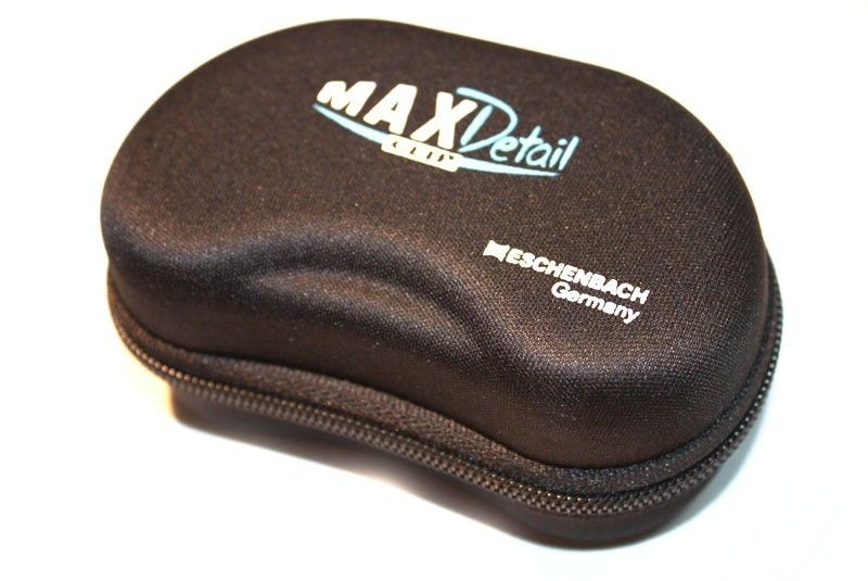 gafas lupa clip maxdetail eschenbach con su estuche ligero