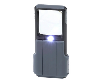 Carson lupa 3X de bolsillo compacta para lectura y actividades detalladas