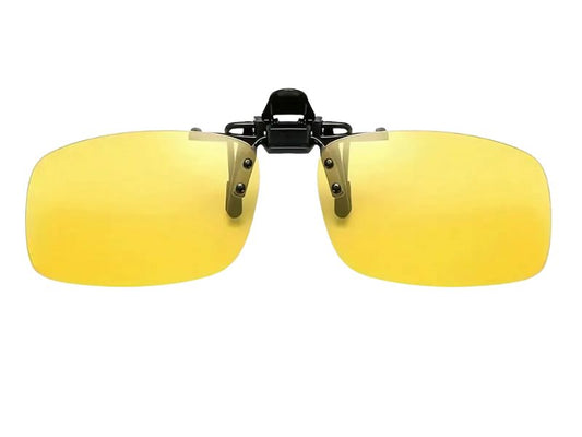 Clip On polarizado para gafas. Reduce reflejos y mejora la visión al sol. Ideal para conducir, pasear o actividades al aire libre. Disponible en Magnicenter Madrid.