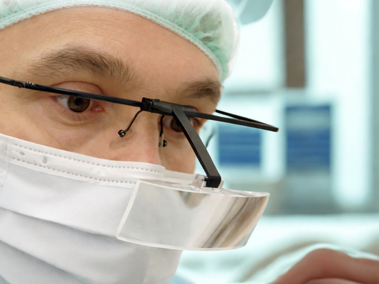 gafa clip on eschenbach para aumento de precisión en trabajos detallados