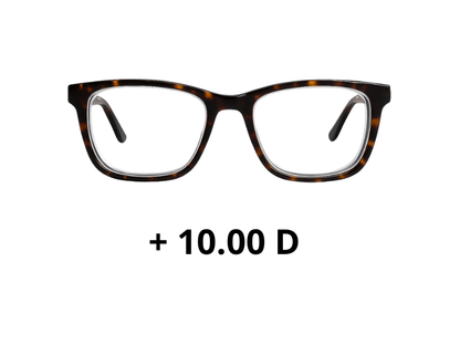 Gafa lupa con lentes prismáticos diseñada para facilitar la lectura y actividades cotidianas.