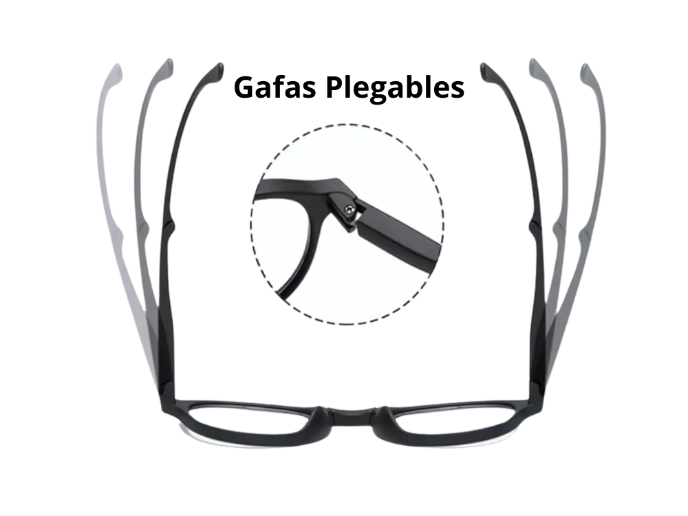 Gafas modernas plegables para leer