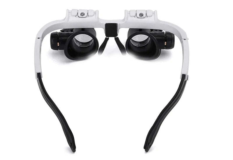 Gafas Binoculares con Luces LED y 4 Opciones de Aumento de Lentes