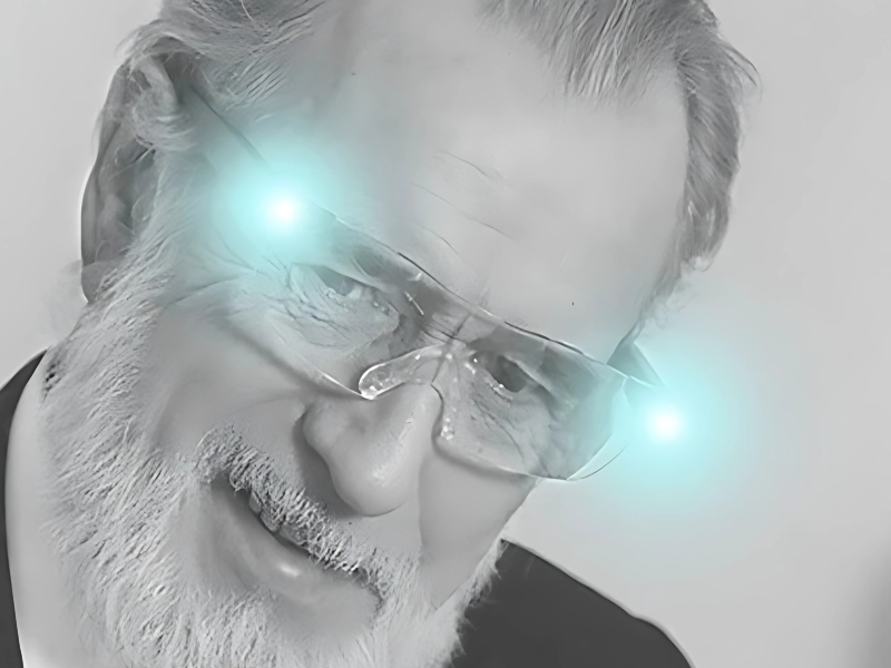 Gafas lupa especial con LED, disponibles en ópticas o tiendas especializadas de Madrid, perfectas para trabajos minuciosos.