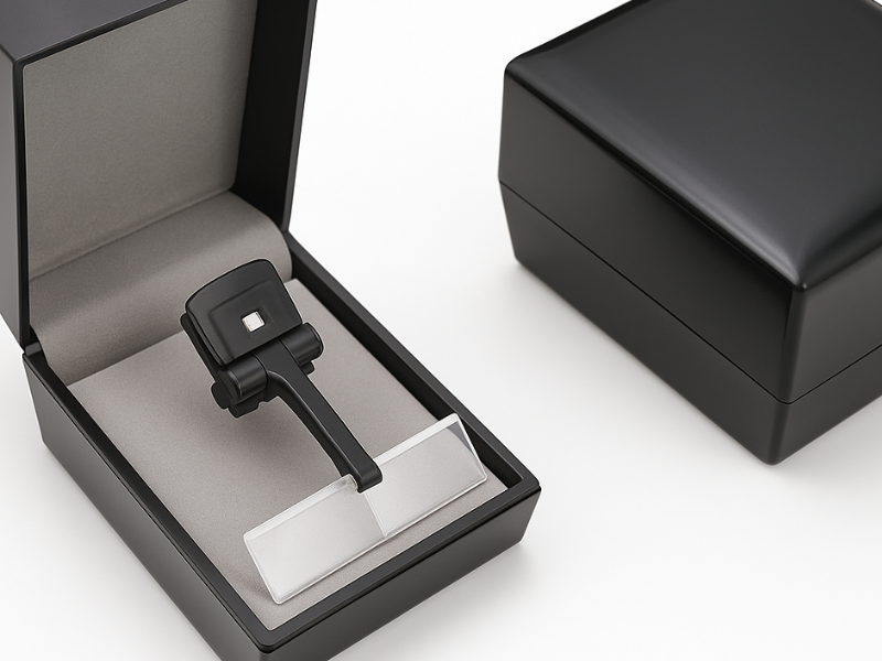 Lentes lupa Eschenbach Labo-Clip para aumento preciso.