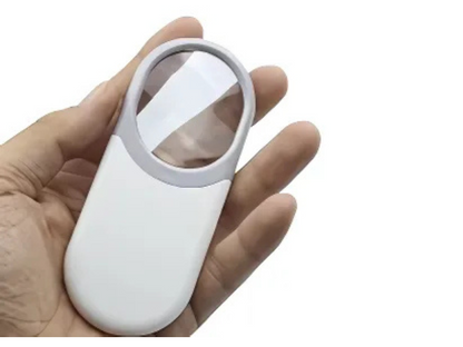 Lupa de aumento 10X con luz LED