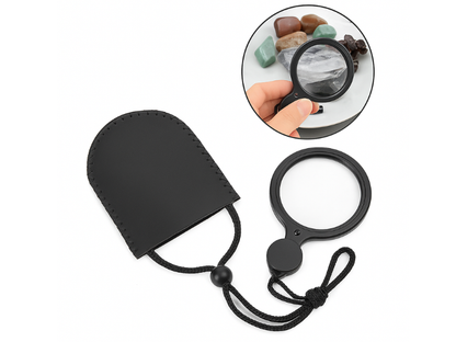 Lupa colgante LED 4x en Madrid ideal para lectura, costura y manualidades con poca luz.