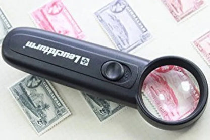 Lupa 6X con LED Leuchtturm, aumenta con claridad y precisión.