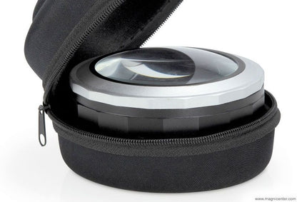 Lupa de mano con LED y aumento 5X a 7X.