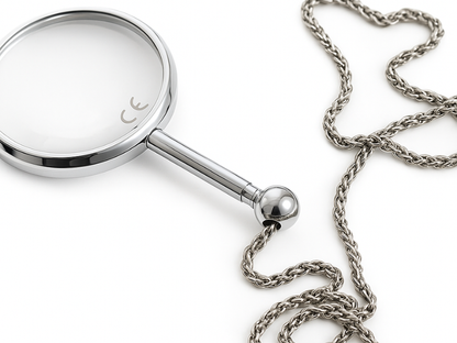 Lupa colgante Eschenbach con aumento para lectura detallada en Madrid.