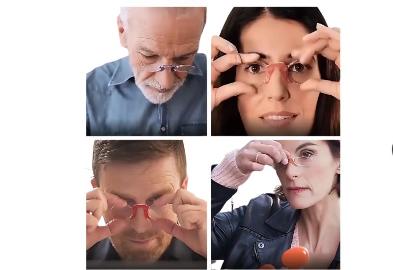 Gafas de lectura pequeñas y ligeras, fáciles de transportar.