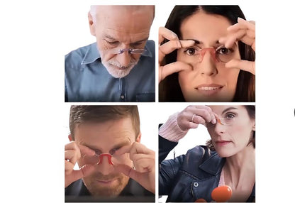 Gafas de lectura pequeñas y ligeras, fáciles de transportar.