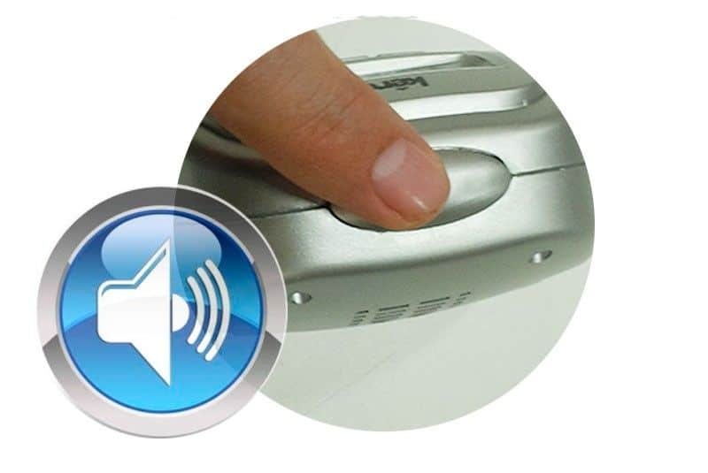 Radio despertador parlante, fácil de usar para personas ciegas.